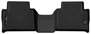 GMC Canyon Floor Mats - Rear - Husky Liners - X-act Contour - Black - `23-`27